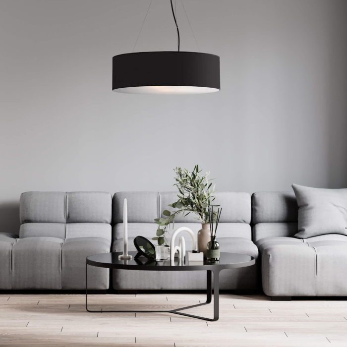 Light Prestige Delos wisząca czarna E27 czarny LP-8144/1P BK