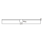 Light Prestige Modern Kinkiet LED 8W 1100lm 3000K złoty LP-777/1W L GD