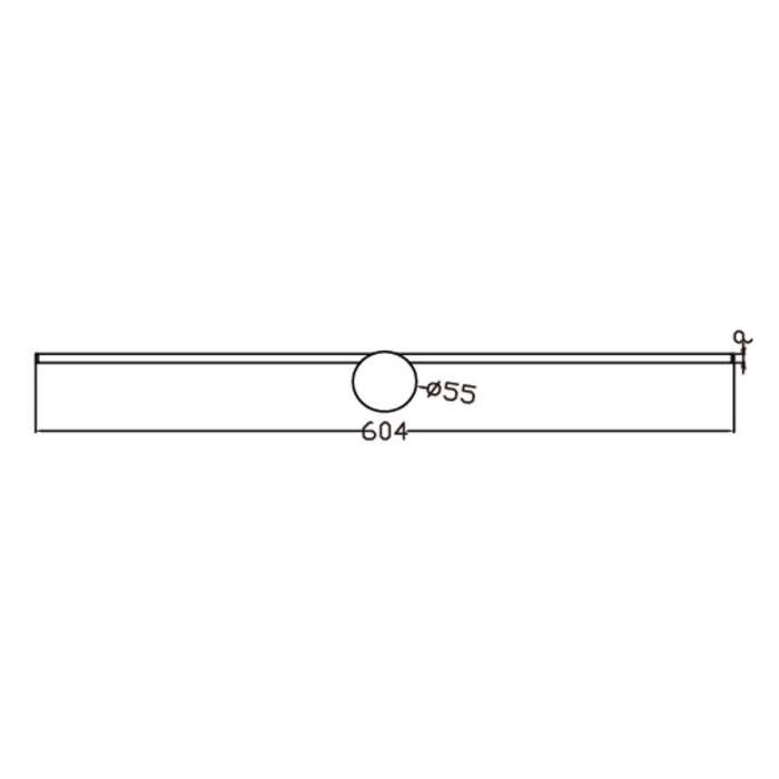 Light Prestige Modern Kinkiet LED 8W 1100lm 3000K złoty LP-777/1W L GD