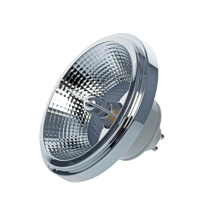 Light Prestige Żarówka ES111 GU10 LED 9W 3000K plastik+aluminium biało-srebrna x