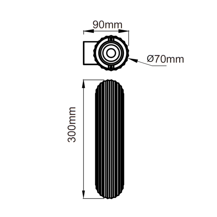 Light Prestige Tokio Kinkiet GU10 2x50W biały LP-787/2W WH