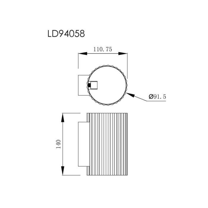 Light Prestige Tokio Kinkiet G9 1x40W biały LP-787/1W WH