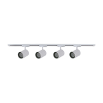 Light Prestige Tokio System 1F GU10 4x40W biały LP-787 SET 1F WH