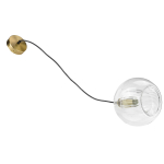 Light Prestige Arette Lampa wisząca E27 1x40W transparentny/złoty LP-133/1P