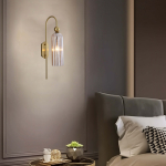 Light Prestige Piega Kinkiet E14 1x40W amber/złoty LP-939/1W amber