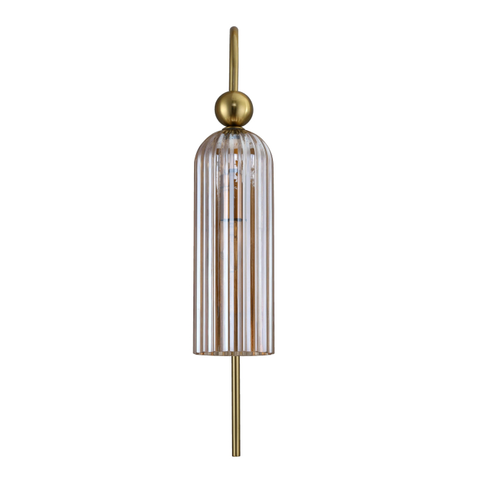 Light Prestige Piega Kinkiet E14 1x40W amber/złoty LP-939/1W amber