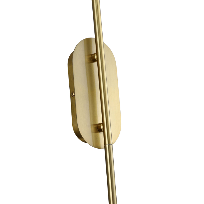 Light Prestige Piega Kinkiet E14 1x40W amber/złoty LP-939/1W amber