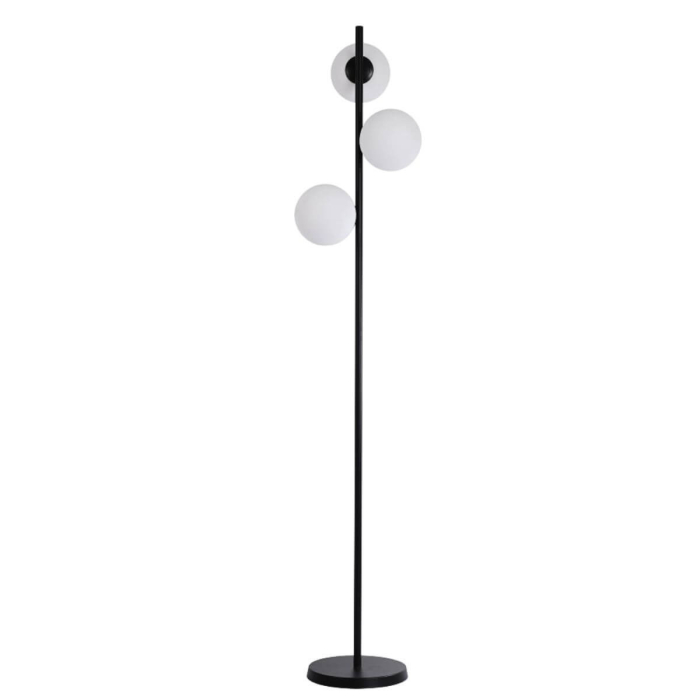 Light Prestige Dorado Podłogowa E14 3x40W czarny/biały LP-002/3F BK