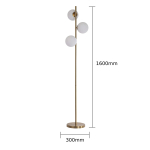 Light Prestige Dorado Podłogowa E14 3x40W złoty/biały LP-002/3F