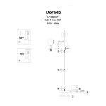 Light Prestige Dorado Podłogowa E14 3x40W złoty/biały LP-002/3F
