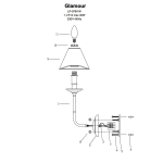 Light Prestige Glamour Kinkiet E14 1x40W srebrny/czarny LP-979/1W