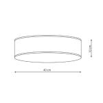 Light Prestige Alto plafon czarny E14 czarny LP-81008/3C BK