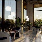 Light Prestige Jukon wisząca E27 biały LP-052/1P