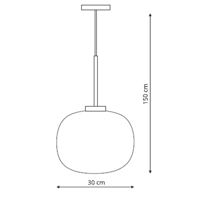 Light Prestige Jukon wisząca E27 biały LP-052/1P