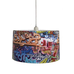 Light Prestige Lampa wisząca Graffiti Style LP-077/1P  xE14 Multikolor/biała