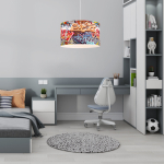 Light Prestige Lampa wisząca Graffiti Style LP-077/1P  xE14 Multikolor/biała