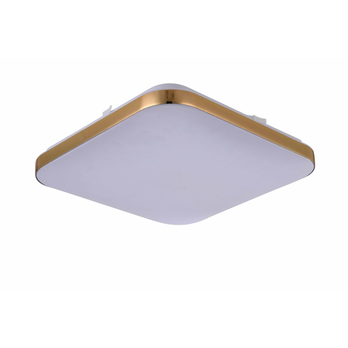 Light Prestige Babilon plafon kwadratowy średni 4000K złoty xLED LP-335/1C M 4GD square