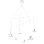 Light Prestige HAT wisząca biała LED biały LP-1661/8P WH
