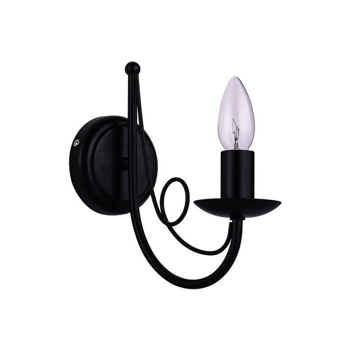 Light Prestige Perła kinkiet czarna 1xE14 czarny LP-020/1W black