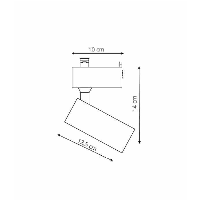 Light Prestige Rocca SET 1F biały 3000K LED biały LP-1019 set WH