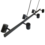 Light Prestige Snow 6 linia wisząca czarna 6xGU10 LP-731/6L BK