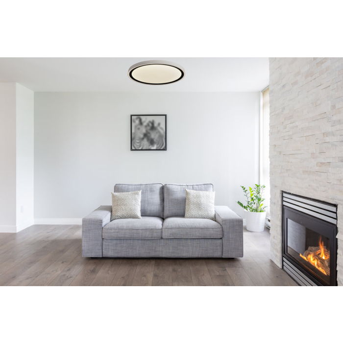 Light Prestige Vegas plafon średni 4000K czarny xLED LP-550/1C M 4BK