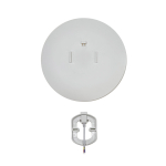 Light Prestige Vegas plafon średni 4000K czarny xLED LP-550/1C M 4BK