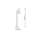 Light Prestige HAT podłogowa biała LED biały LP-1661/1F WH