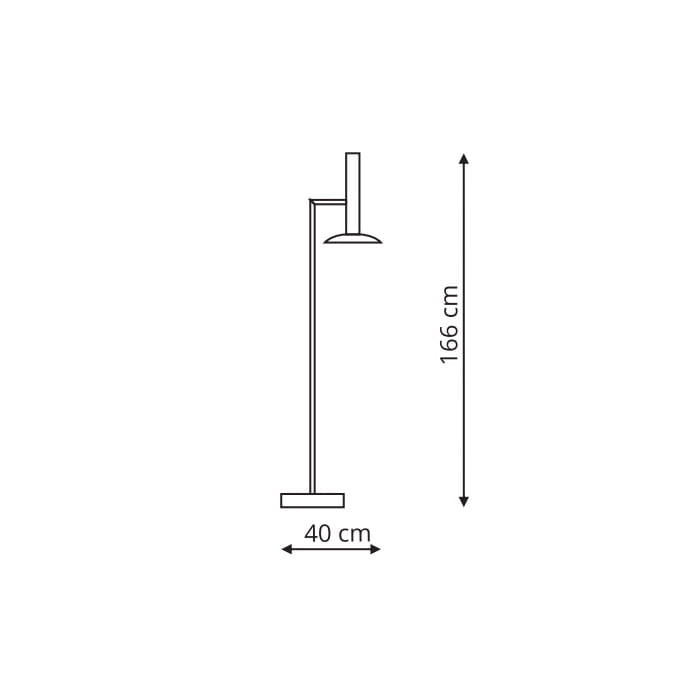Light Prestige HAT podłogowa biała LED biały LP-1661/1F WH