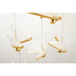 King Home Lampa wisząca BUTTERFLY DISC 5 złota (XCP8737-5.GOLD)