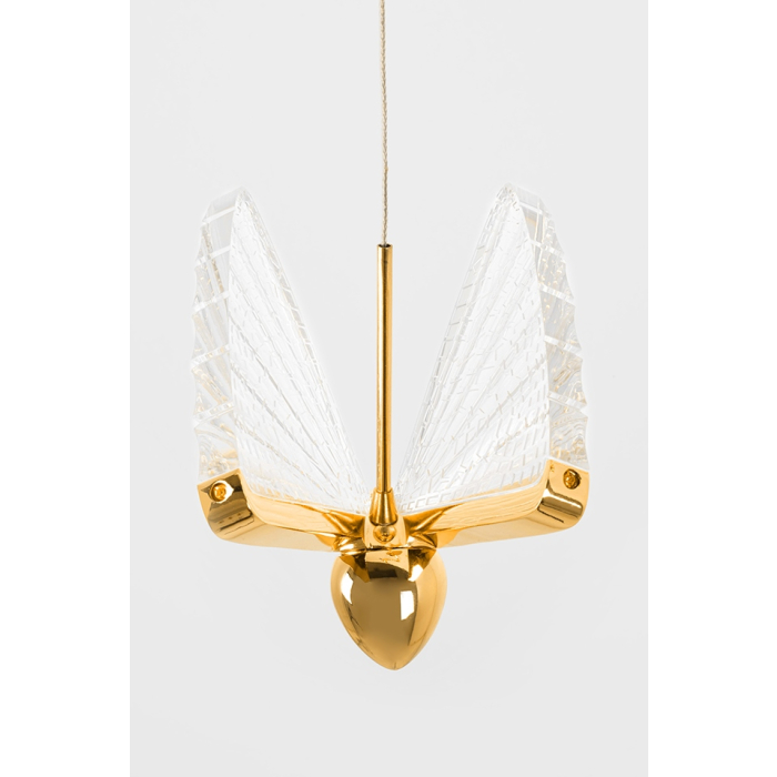 King Home Lampa wisząca BUTTERFLY DISC 5 złota (XCP8737-5.GOLD)