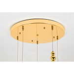 King Home Lampa wisząca BUTTERFLY DISC 5 złota (XCP8737-5.GOLD)