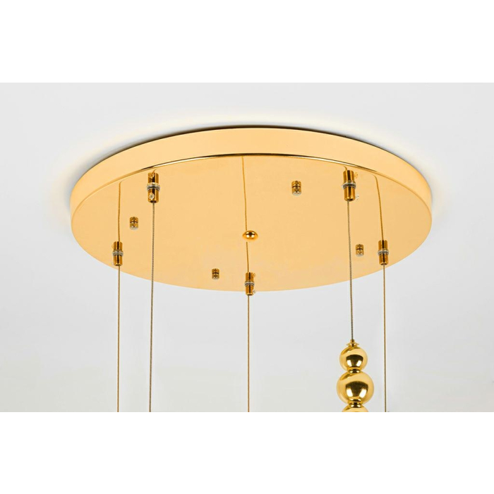 King Home Lampa wisząca BUTTERFLY DISC 5 złota (XCP8737-5.GOLD)