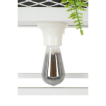 King Home Lampa wisząca / kwietnik SEMIRA 180 INDUSTRIAL biała (OSW001499)