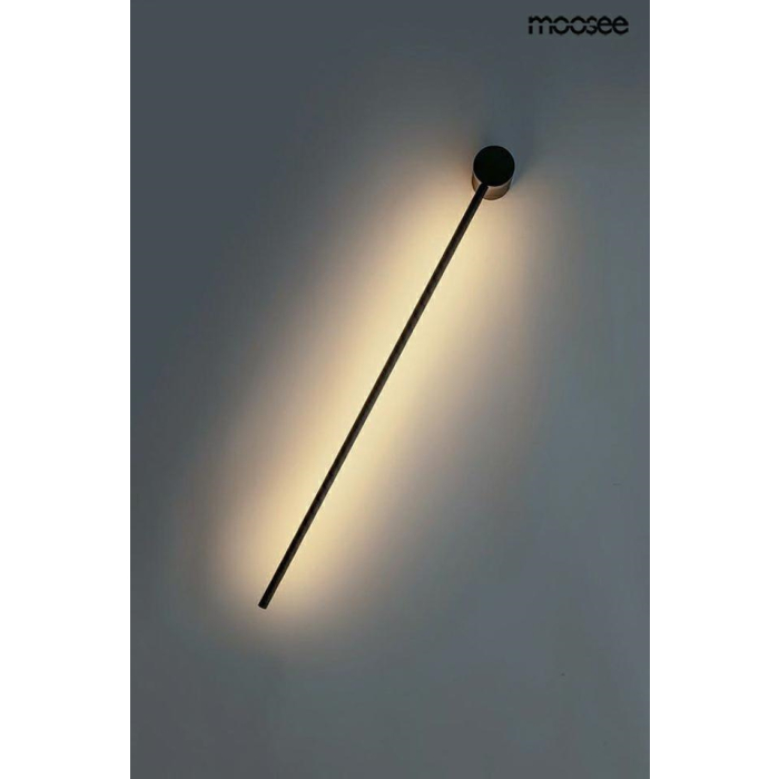 MOOSEE lampa ścienna OMBRE 80 czarna (MSE010100382)