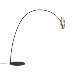 King Home Lampa podłogowa VIST złoty chrom (JCF124. GOLD)
