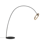 King Home Lampa podłogowa VIST złoty chrom (JCF124. GOLD)