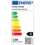 King Home Lampa wisząca RING 60 + 80 + 80 złota na jednej podsufitce (MSE0000608080)