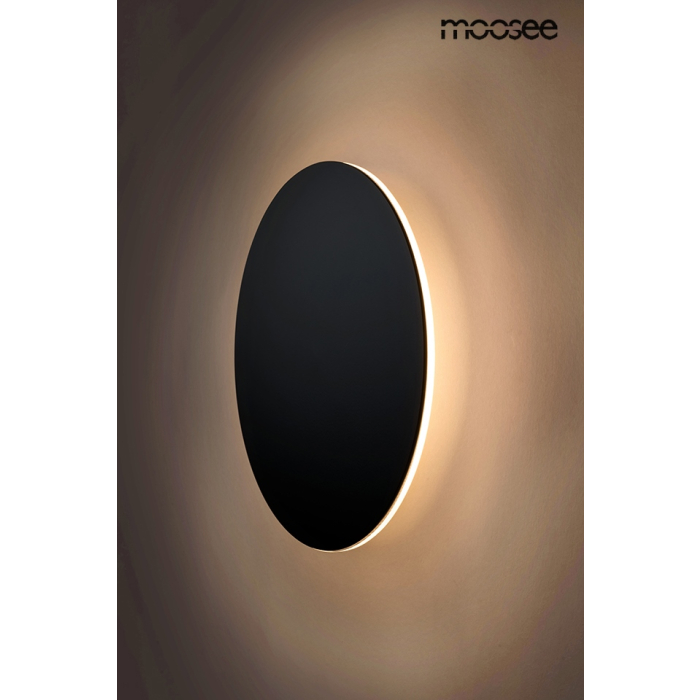 MOOSEE lampa ścienna SHADOW SUN 25 czarna (MSE010100393)
