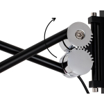 MOOSEE lampa ścienna GEAR czarna (MSE1501100211)