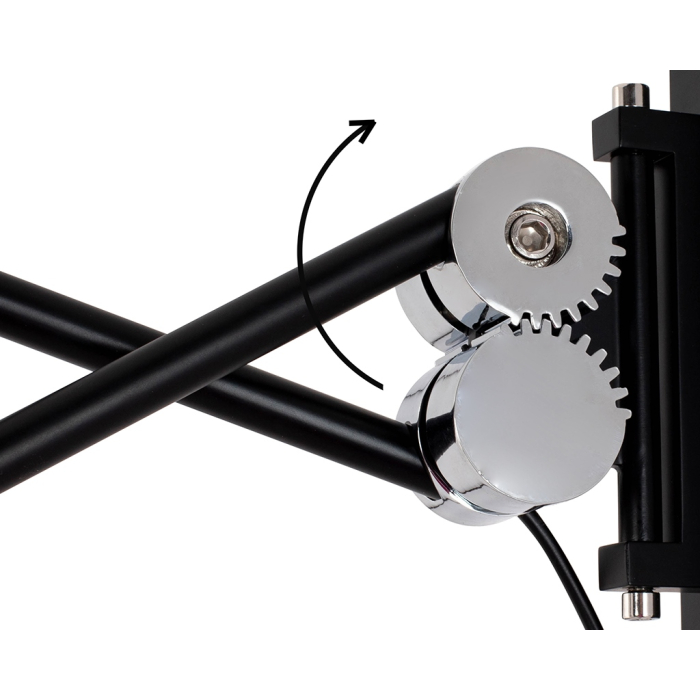 MOOSEE lampa ścienna GEAR czarna (MSE1501100211)
