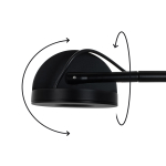 MOOSEE lampa ścienna GEAR czarna (MSE1501100211)