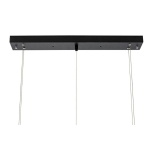 King Home Lampa wisząca PIANO 20 czarna - LED, aluminium (YD91103-20)