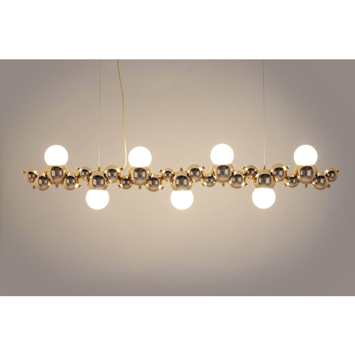 King Home Lampa wisząca PEARLS 120 złota (JD8313-7)