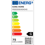 King Home Lampa wisząca RING 40 + 40 + 40 złota na jednej podsufitce (MSE0000404040)