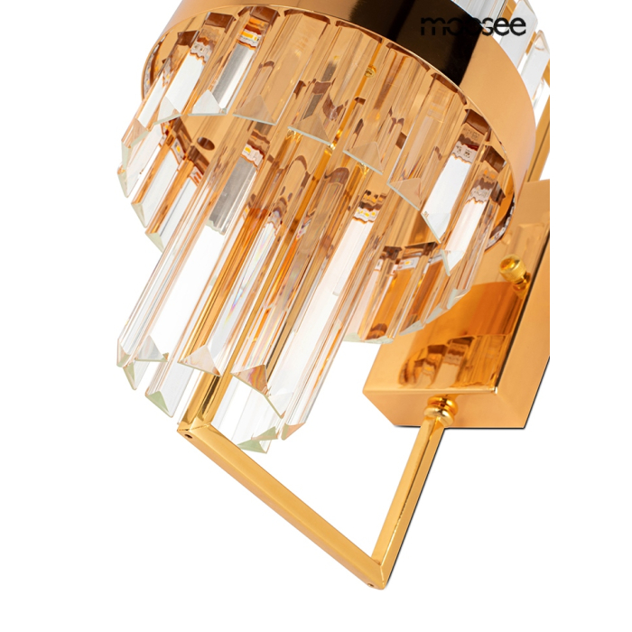 MOOSEE lampa ścienna IMPERO złota (MSE010100389)