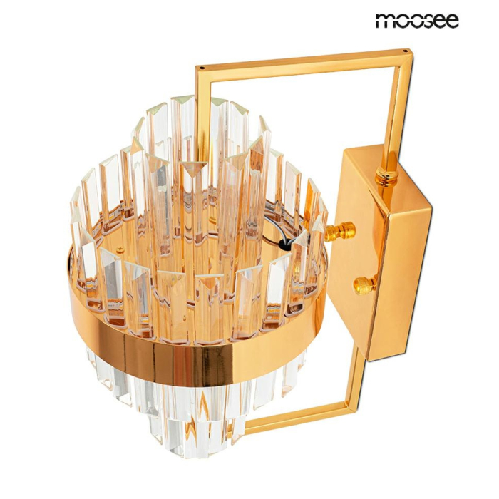 MOOSEE lampa ścienna IMPERO złota (MSE010100389)