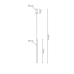 MOOSEE lampa wisząca OMBRE 60 biała (MSE1501100137)