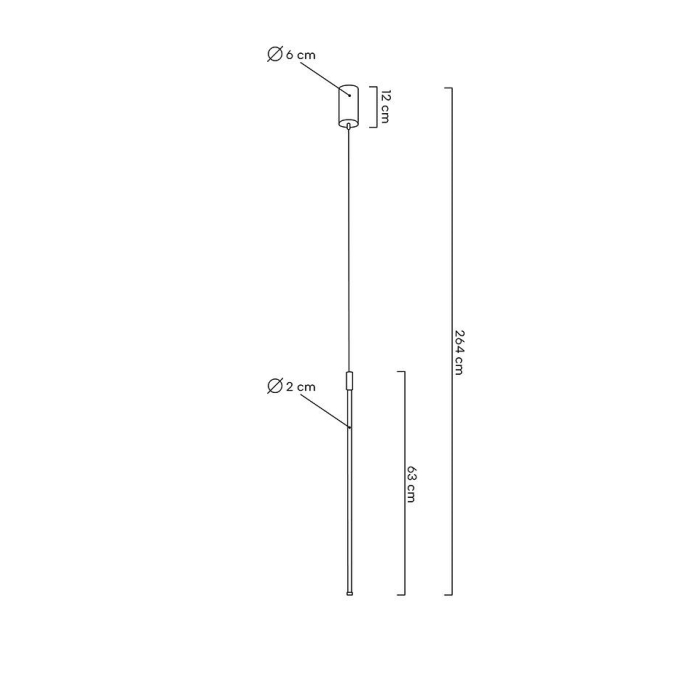 MOOSEE lampa wisząca OMBRE 60 biała (MSE1501100137)