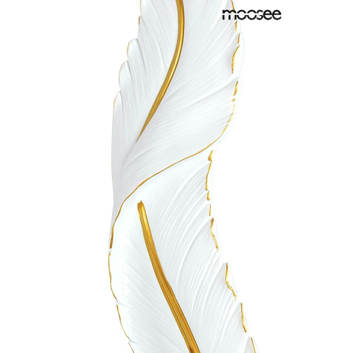 MOOSEE lampa ścienna IKAR 80  biała / złota (MSE010100387)